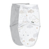 Ingenuity Swaddleme Original Swaddle 1.0Tog Space & Clouds (2pack-0-3m)