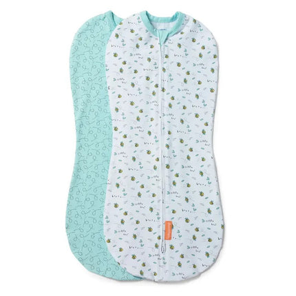 Ingenuity Swaddleme Pod 1.0Tog Little Bees (2pack -0-2m)