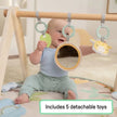 Ingenuity Wonder & Wood Wooden Toy Arch & Play Mat (0M-Plus)