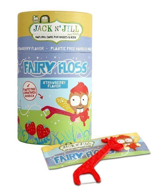 Jack N' Jill Fairy Floss Bio Picks Strawberry Flavor 30P