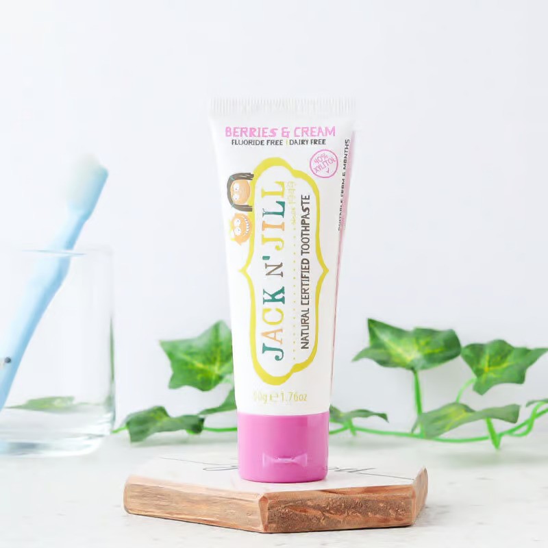 Jack N' Jill Natural Toothpaste Organic 50G-1.7oz Berries & Cream