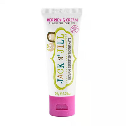 Jack N' Jill Natural Toothpaste Organic 50G-1.7oz Berries & Cream