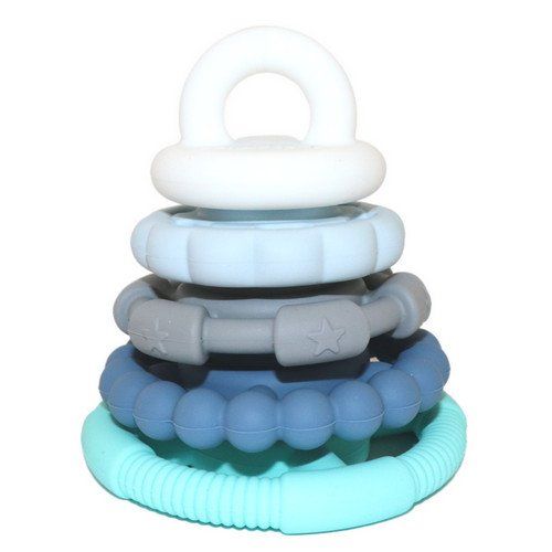 Jellystone Rainbow Stacker and Teether Toy Ocean