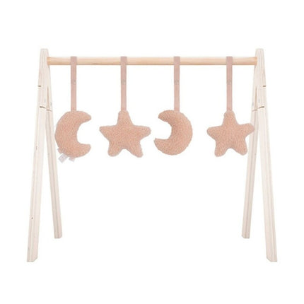 Jollein Babygym Toys Moon Pale Pink 4Pcs