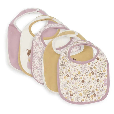 Jollein Bib Jersey Waterproof (3-18m 5pack) Flower Fairies