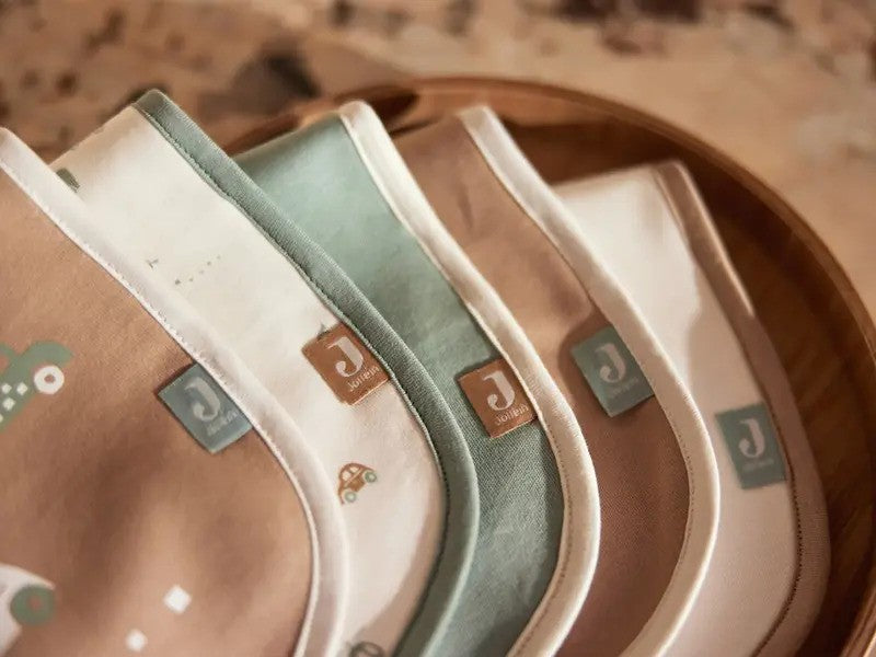 Jollein Bib Jersey Waterproof (3-18m 5pack) On The Go