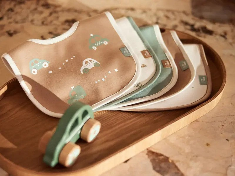 Jollein Bib Jersey Waterproof (3-18m 5pack) On The Go