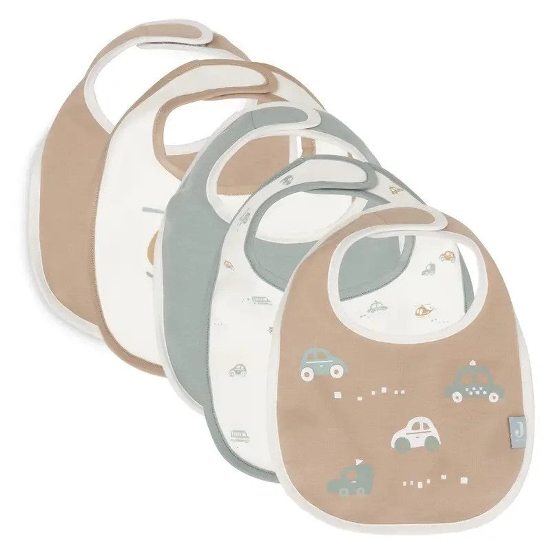 Jollein Bib Jersey Waterproof (3-18m 5pack) On The Go