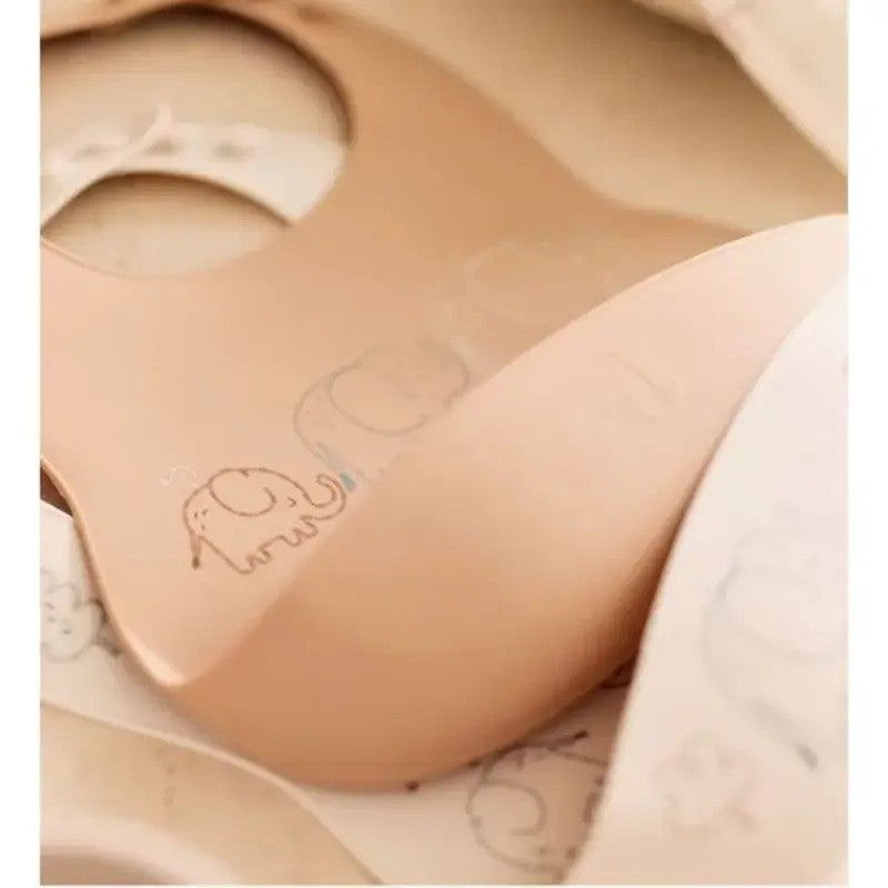 Jollein Bib Silicone (2Pack) Elephant Tales