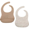 Jollein Bib Silicone (2Pack) Elephant Tales