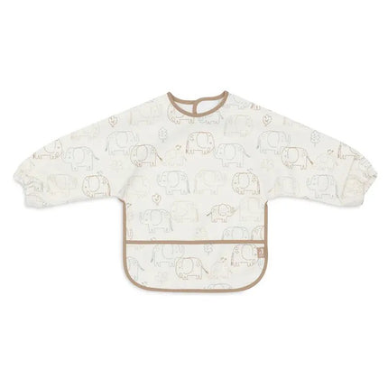 Jollein Bib Waterproof With Sleeves Elephant Tales