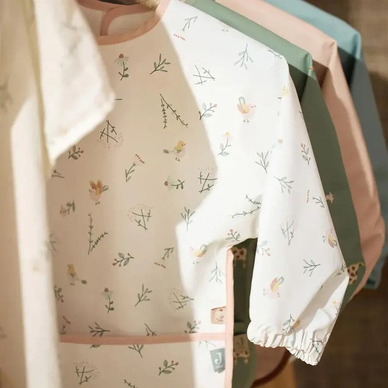 Jollein Bib Waterproof With Sleeves Lovely Birds