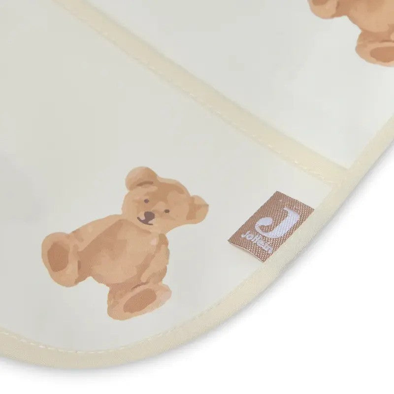 Jollein Bib Waterproof With Sleeves Teddy Bear