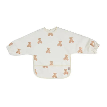 Jollein Bib Waterproof With Sleeves Teddy Bear
