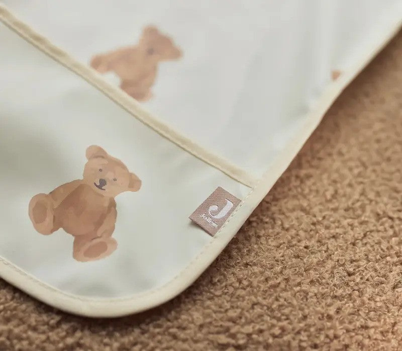 Jollein Bib Waterproof (2Pack) Teddy Bear