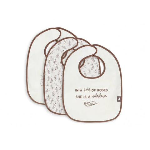 Jollein Bib Waterproof (3Pack) Meadow Chesnut