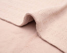 Jollein Blanket Cradle Grain Knit Wild Rose Velvet (75X100CM)