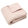 Jollein Blanket Cradle Grain Knit Wild Rose Velvet (75X100CM)