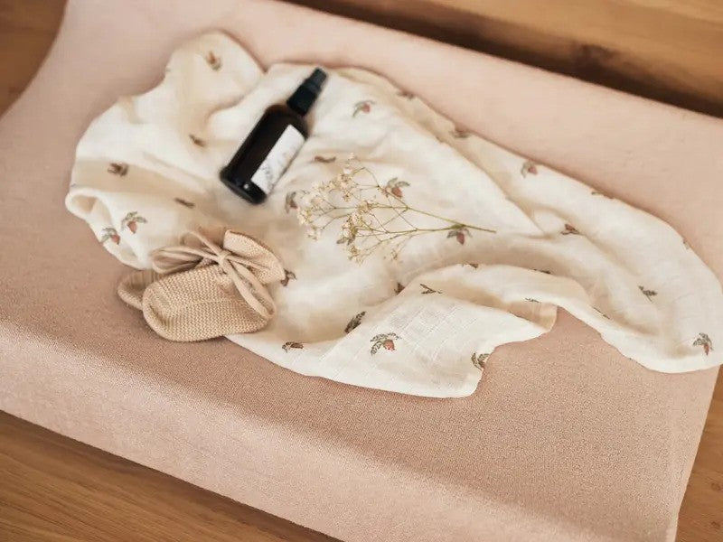 Jollein Changing Mat Cover Terry Soft Pink (50X70CM)