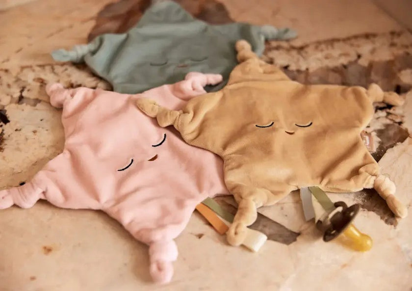 Jollein Pacifier Cloth Little Star (0m-Plus) Wild Rose