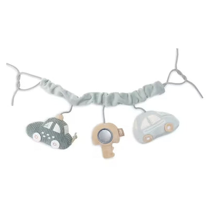 Jollein Pram Chain Car & Key On The Go Sea Green Biscuit & Cloud Blue