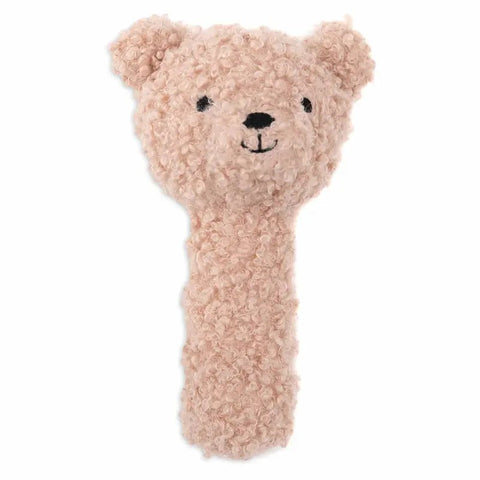 Jollein Rattle Teddy Bear (0m-Plus) Wild Rose