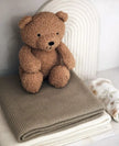 Jollein Stuffed Animal Teddy Bear (0m-Plus 18x16x25cm) Biscuit