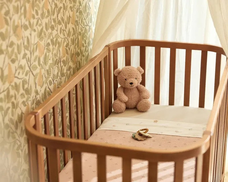 Jollein Stuffed Animal Teddy Bear (0m-Plus 18x16x25cm) Wild Rose