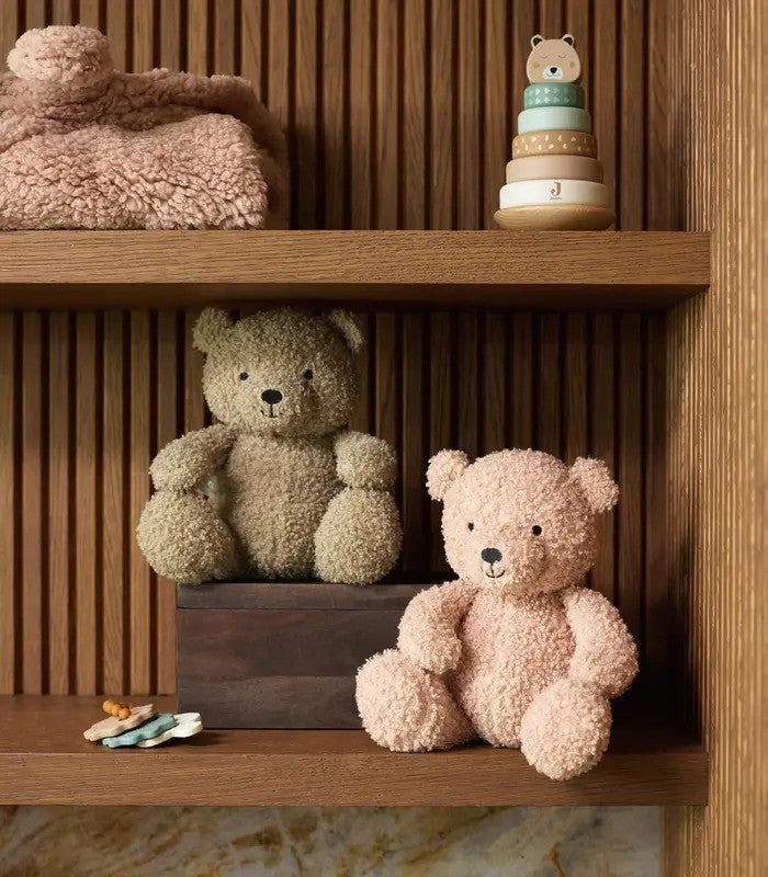 Jollein Stuffed Animal Teddy Bear (0m-Plus 18x16x25cm) Wild Rose