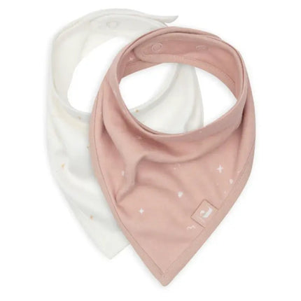 Jollein Bib Bandana (2Pack) Twinkling Wild Rose