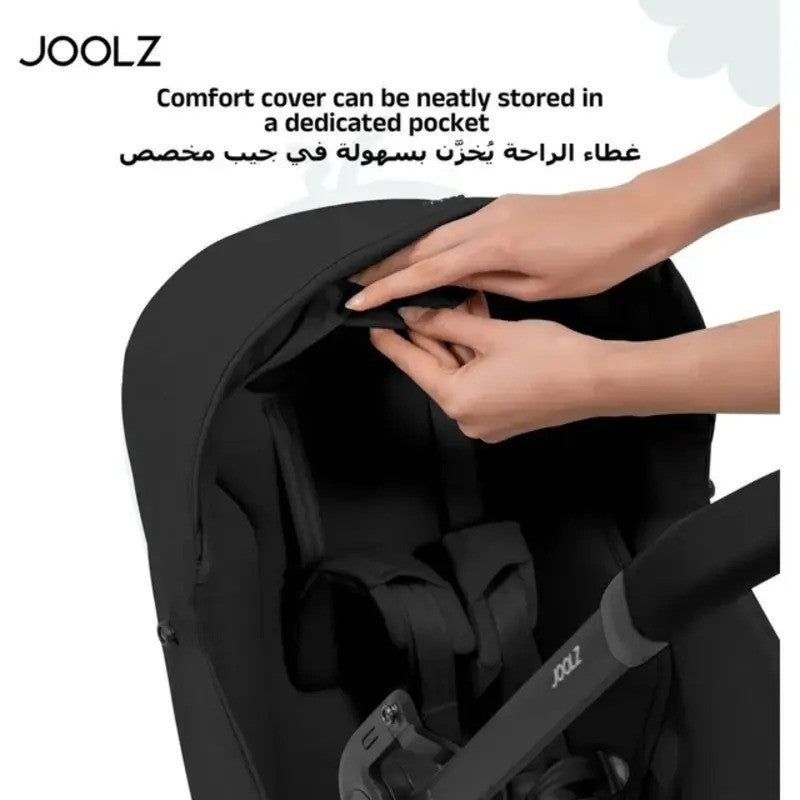 Joolz Aer2 Nest To Seat Space Black (NB UP -15KG)