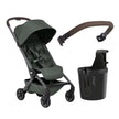 Joolz Aer2 buggy with Bumper Bar + Cup Holder Forest Green