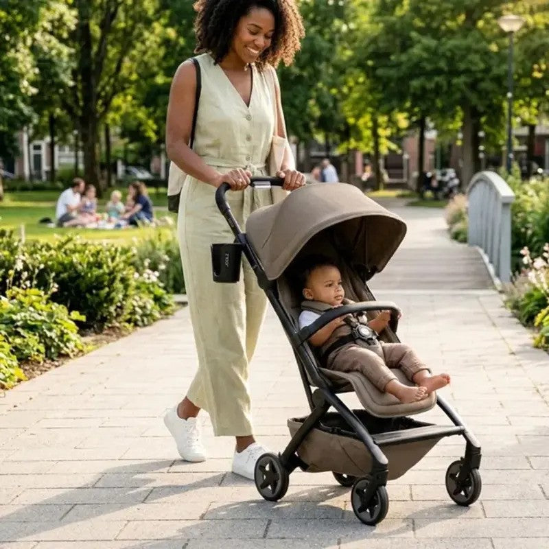 Joolz Aer2 buggy with Bumper Bar + Cup Holder Hazel Brown