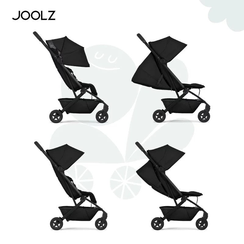 Joolz Aer2 buggy with Bumper Bar + Cup Holder Space Black