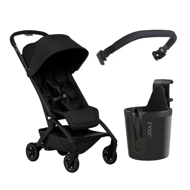 Joolz Aer2 buggy with Bumper Bar + Cup Holder Space Black