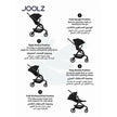 Joolz Hub2 Compact Stroller Space Black (NB-Toddler)