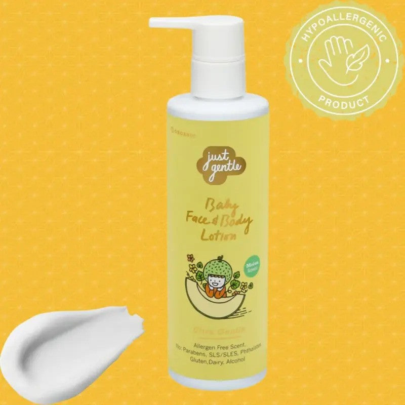 Just Gentle Baby Face & Body Lotion Melon Scent 200ML