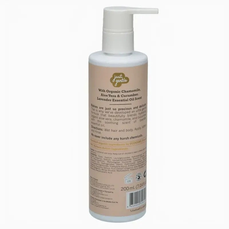 Just Gentle Baby Hair & Body Wash Ultra Gentle 200ML