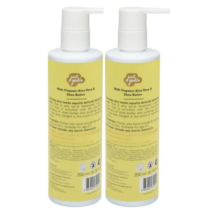 Just Gentle Baby Face & Body Lotion Melon Twin Pack