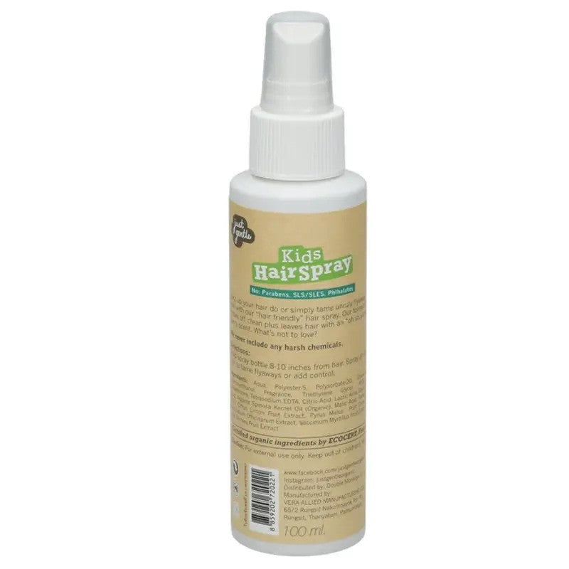 Just Gentle Organic Kids Hair Spray 100ML