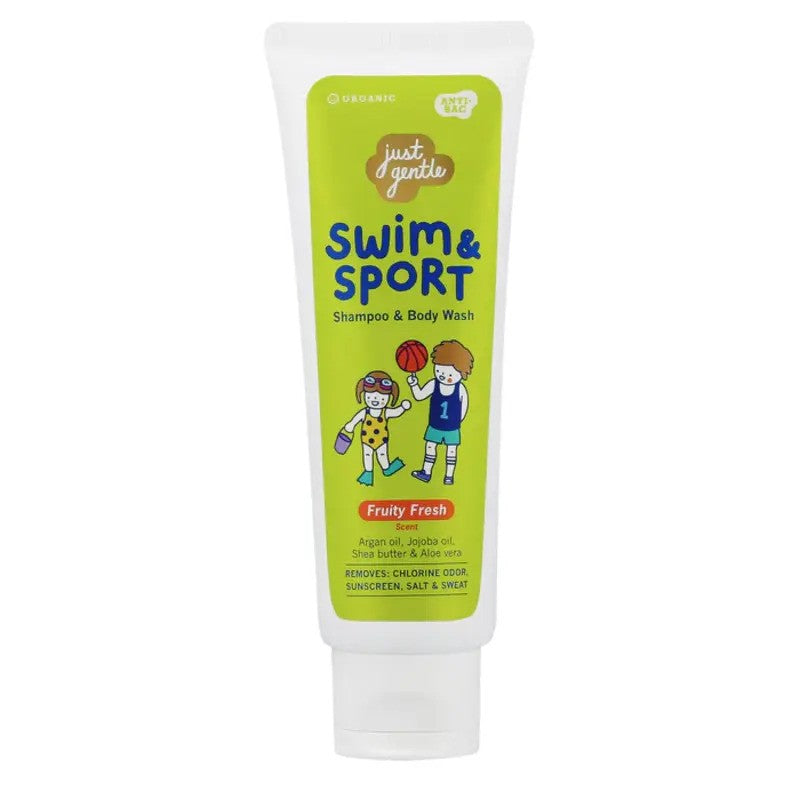 Just Gentle Swim and Sport Shampoo and Body Wash Fruity Fresh