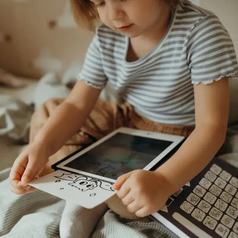 Kidywolf Kidydraw-Mini LCD Tracing book - Animals - Yellow