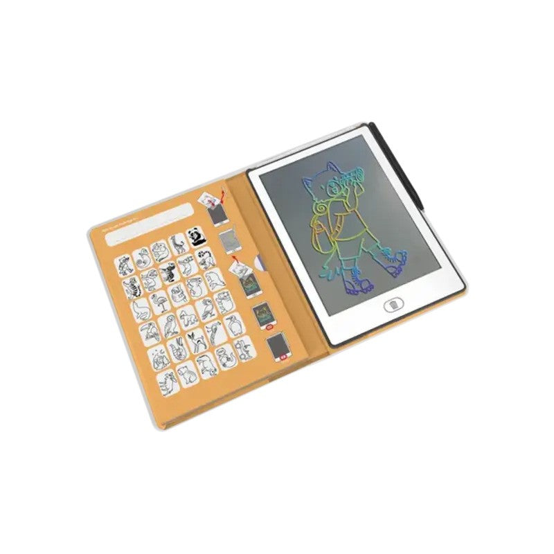 Kidywolf Kidydraw-Mini LCD Tracing book - Animals - Yellow