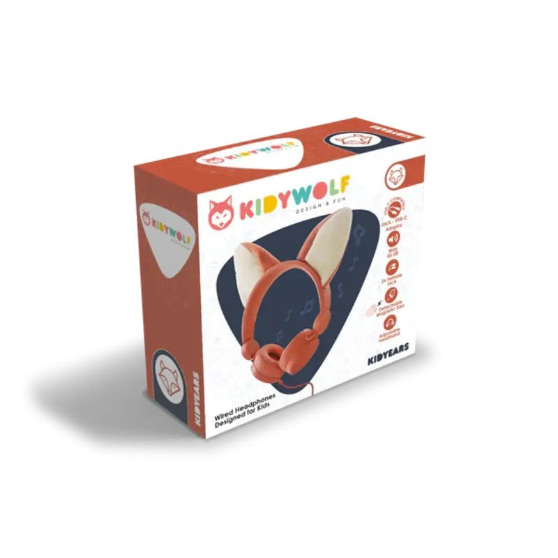 Kidywolf Kidyears Headset - Fox