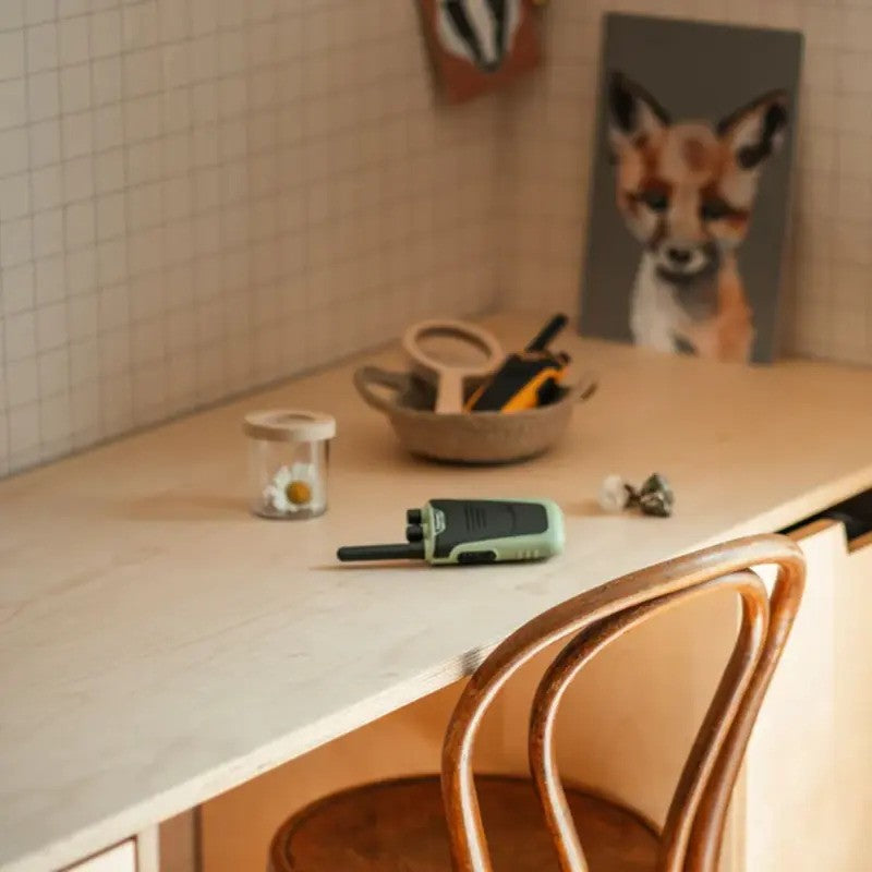 Kidywolf Kidytalk Walkie Talkie - Nude/Cyan