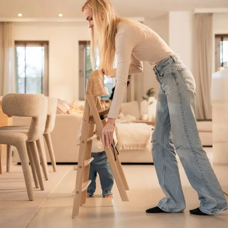 Kaos KLAPP Highchair Premium Oak (Newborn Max Wt:110kg)