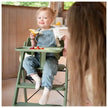 Kaos KLAPP Highchair Rail & Tray Mineral Green (6-36m)