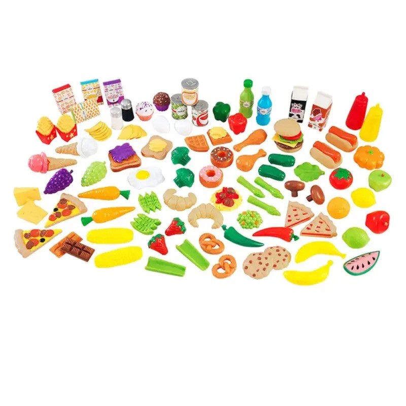 Kidkraft Deluxe Tasty Treats Pretend Food Sets (115 PCS)