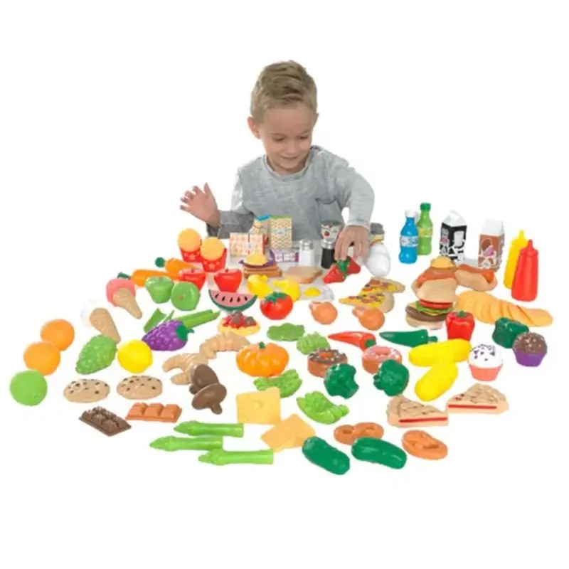 Kidkraft Deluxe Tasty Treats Pretend Food Sets (115 PCS)