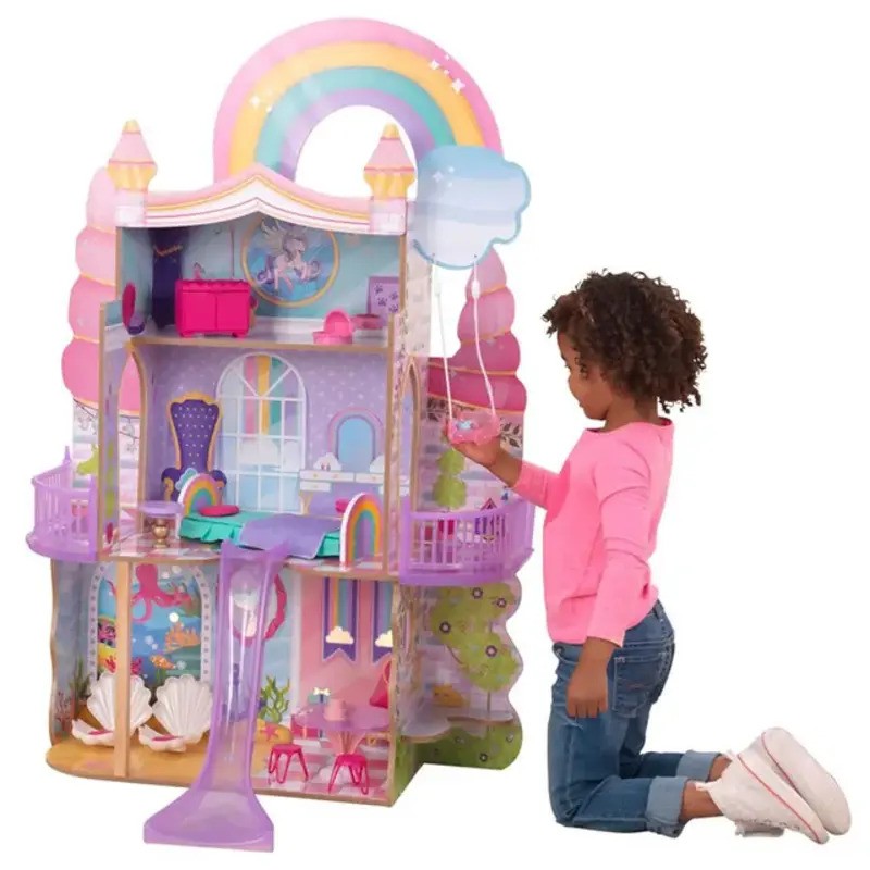 Kidkraft Rainbow Dreamers Unicorn Mermaid Dollhouse